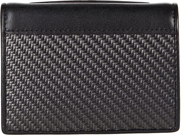 Tumi Donington Gussted Card Case Carbon One Size