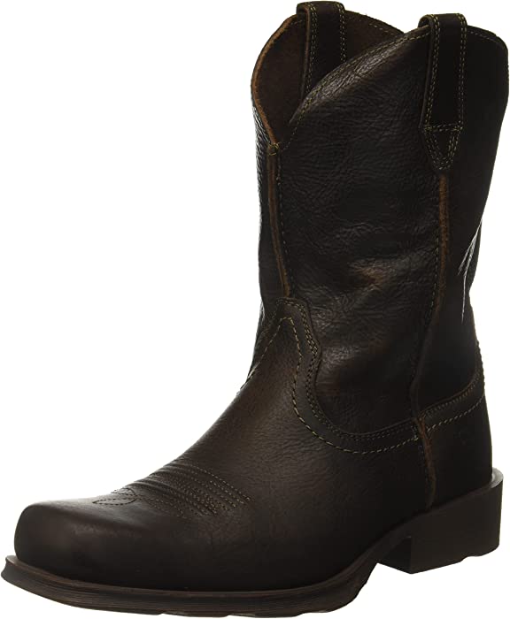 ARIAT Men's Leather, Square Toe, Western Boots