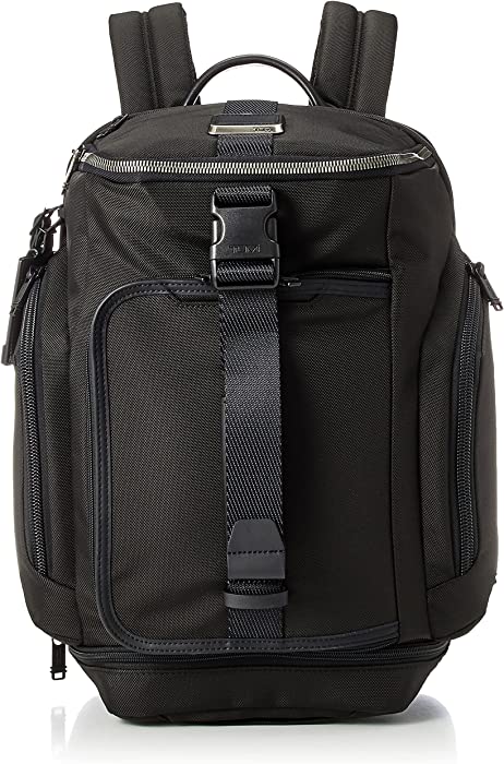 TUMI Men's Admiral Backpack Duffel, Black, One Size