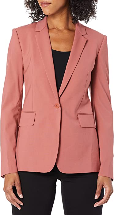 Theory Women's Classic One Button Essential Jacket