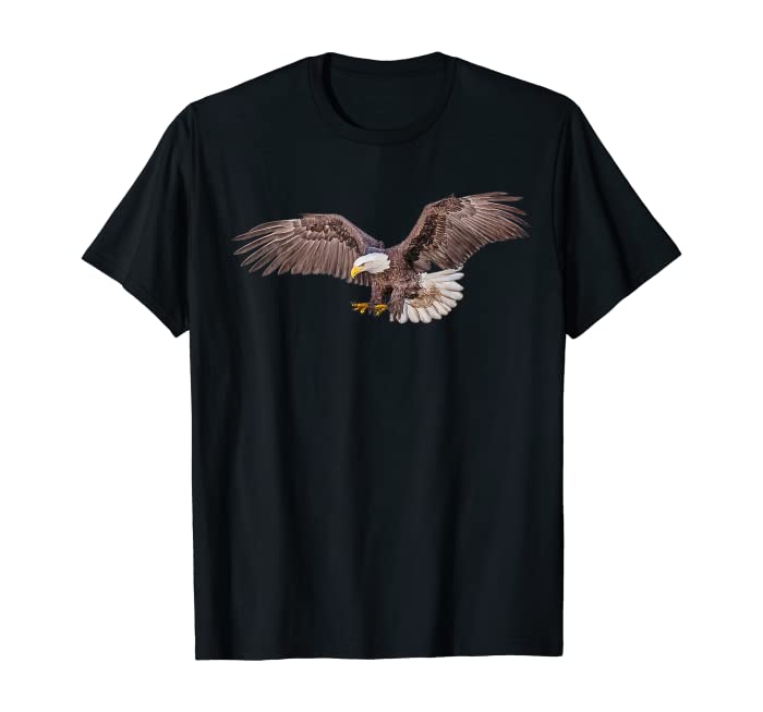 Majestic Flying American Bald Eagle T-Shirt