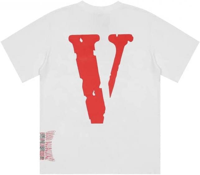 KEIRTUA Fashion Big V Letter Printed Shirt Casual Couple Hip Hop Short Sleeve T-Shirt Unisex Loose V Shirt