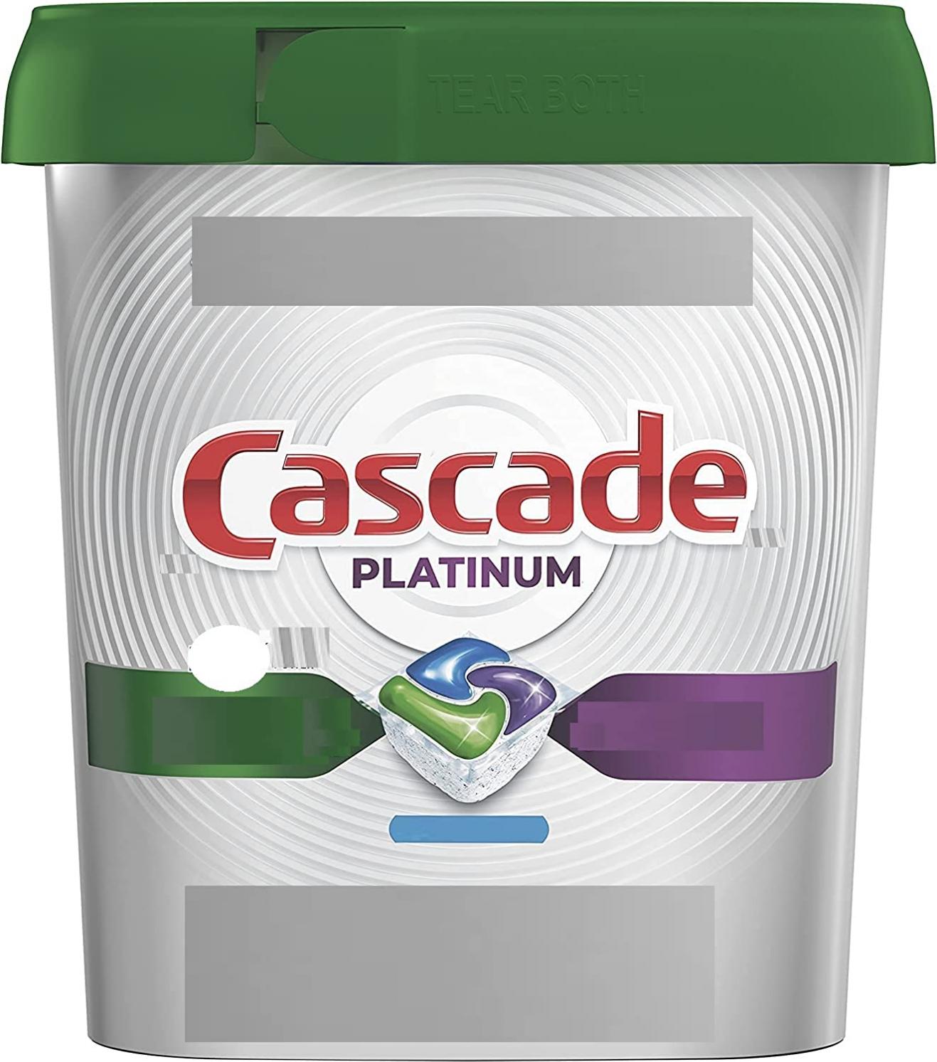 Cascade Platinum Dishwasher Pods, Actionpacs Dishwasher Detergent