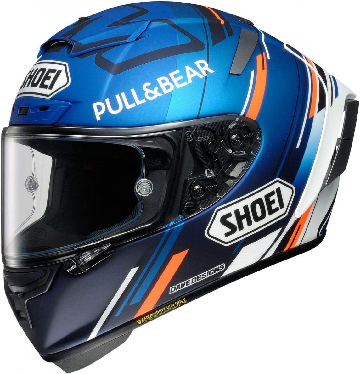 Shoei X-Fourteen AM 73 Helmet (Medium) (Blue)
