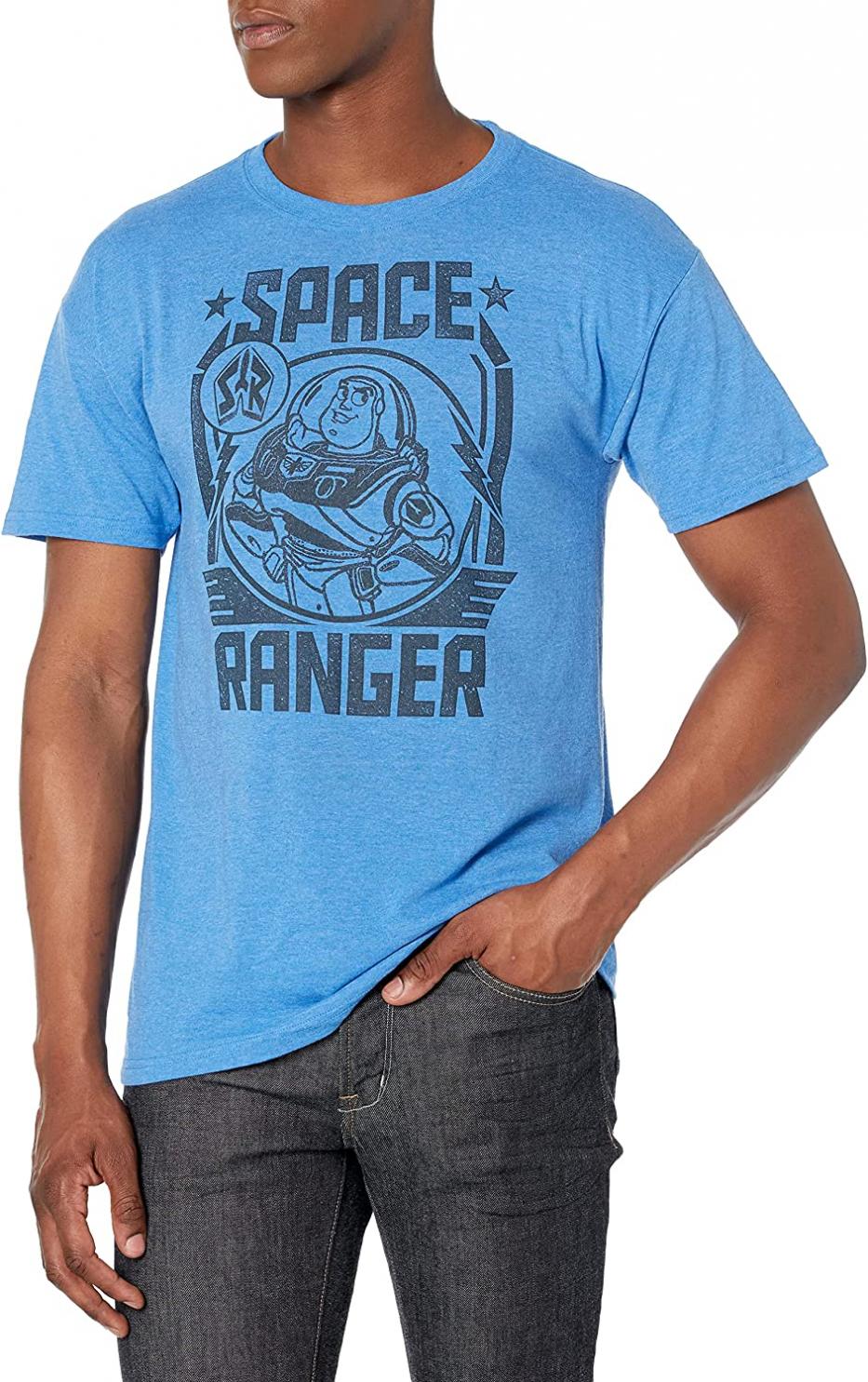 Disney Men's Toy Story Buzz Lightyear Space Ranger Graphic T-Shirt