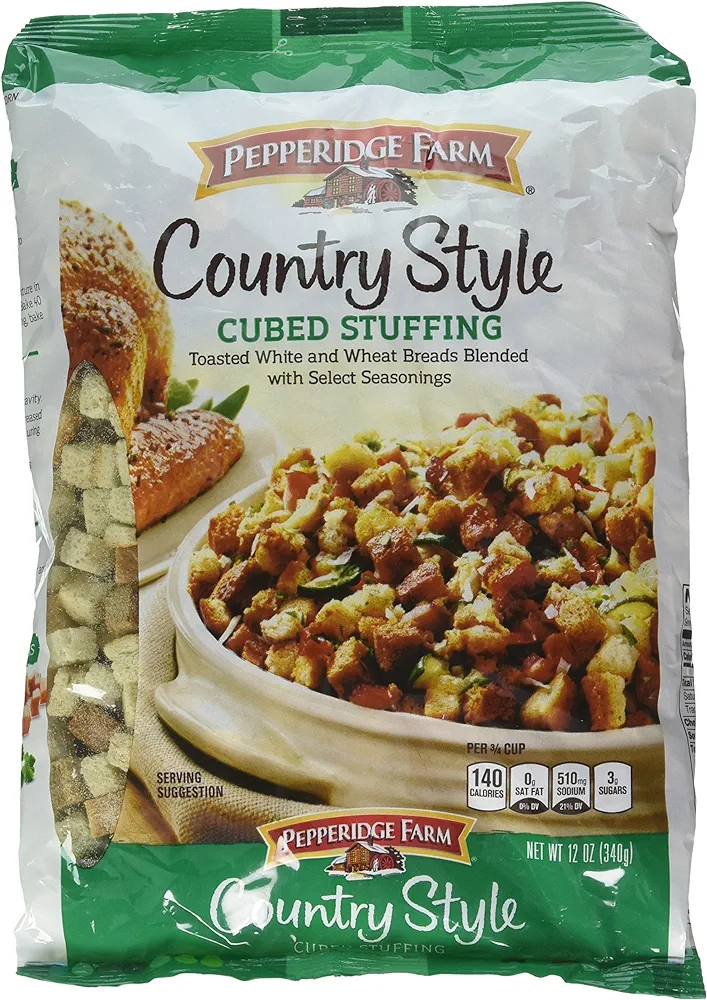 Pepperidge Farm, Country Style, Cubed Stuffing, 12Oz Bag