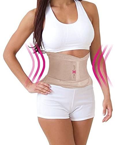 ASOTV Miss Belt Instant Hourglass Body Shaper for Women- Small/Medium- Beige