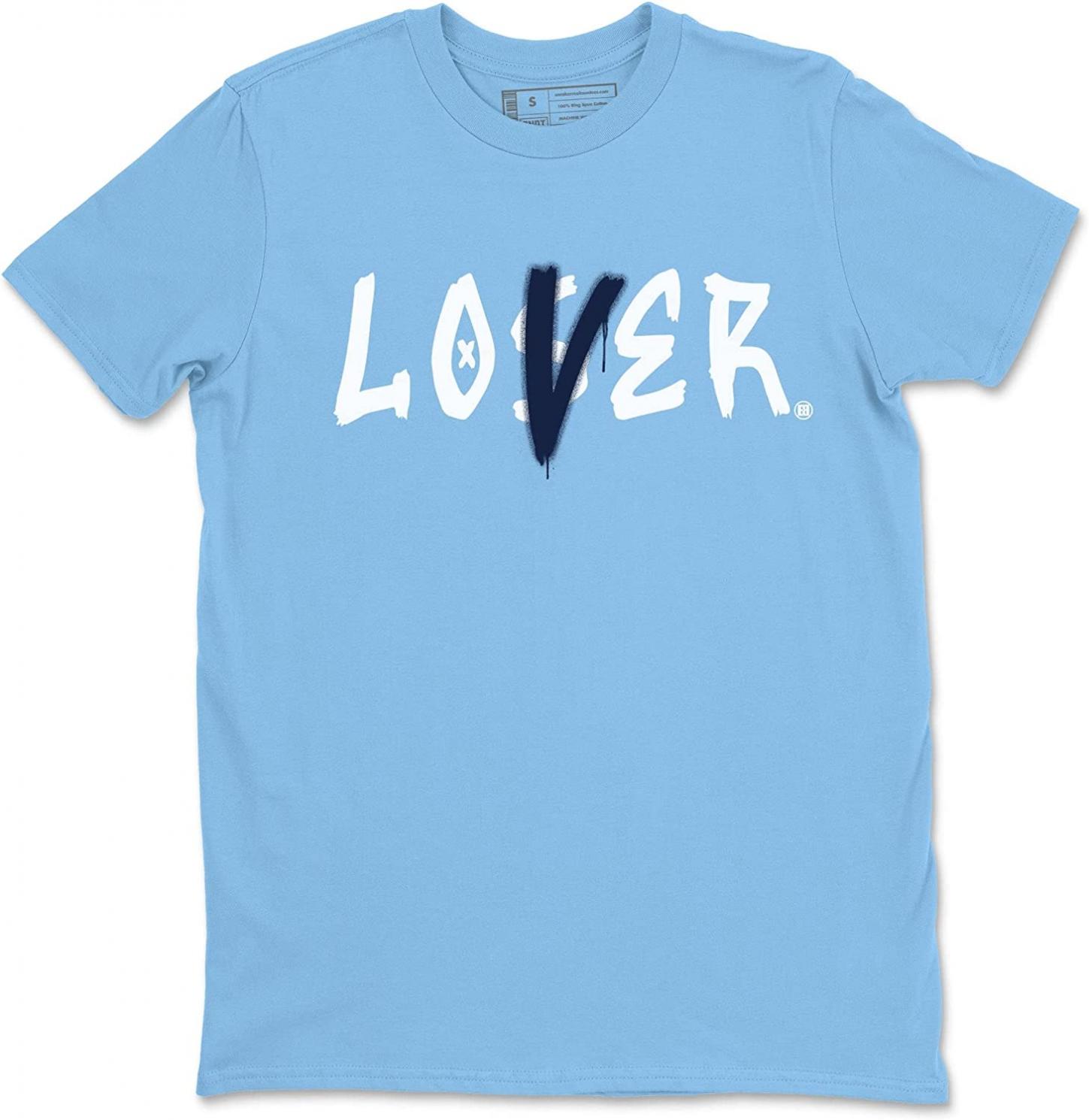 Loser Lover Design Printed 6 UNC Sneaker Matching T-Shirt