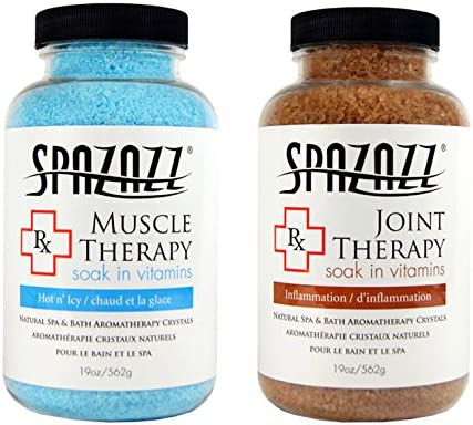 Spazazz Aromatherapy Spa and Bath Crystals -Therapy (2 Pack) (Muscular/Joint Therapy - 2 PK)