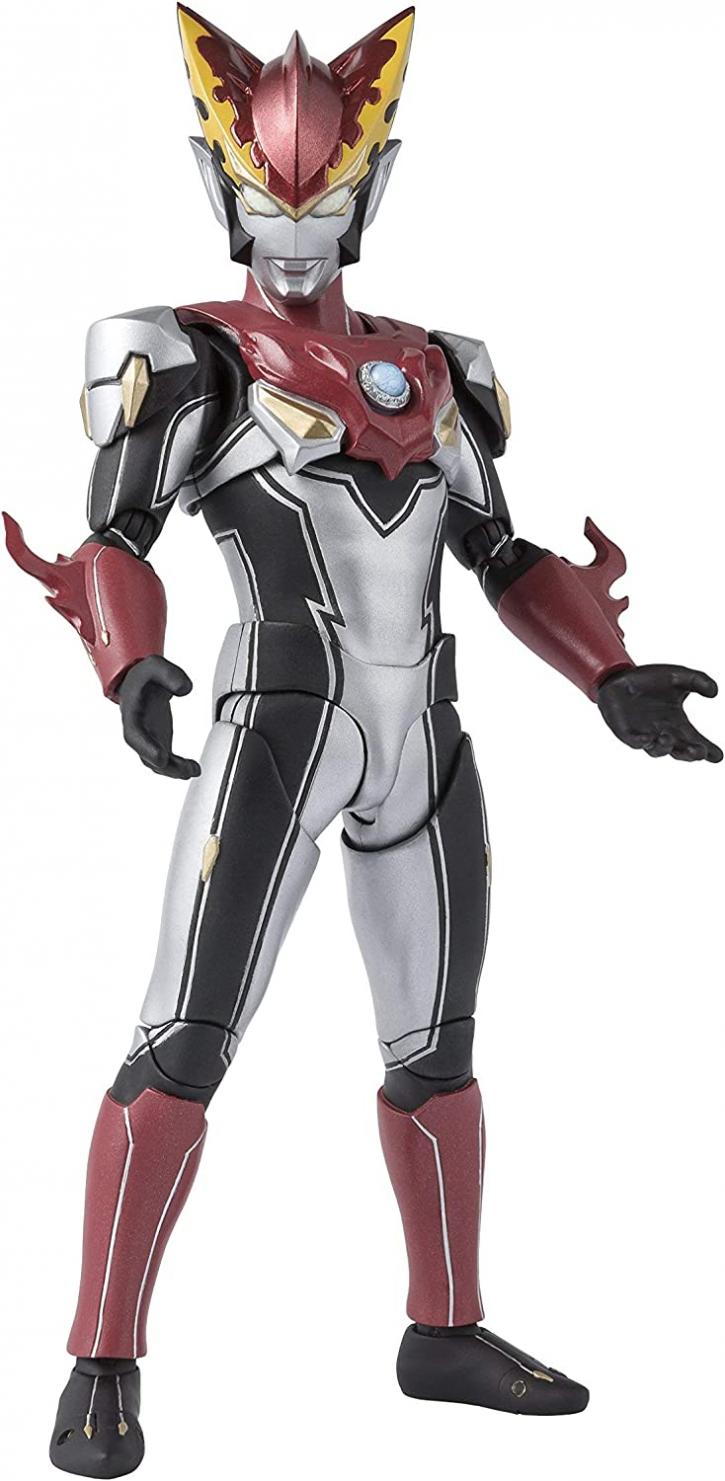 TAMASHII NATIONS Bandai S.H. Figuarts Ultraman Rosso Flame Ultraman Action Figure, Multi