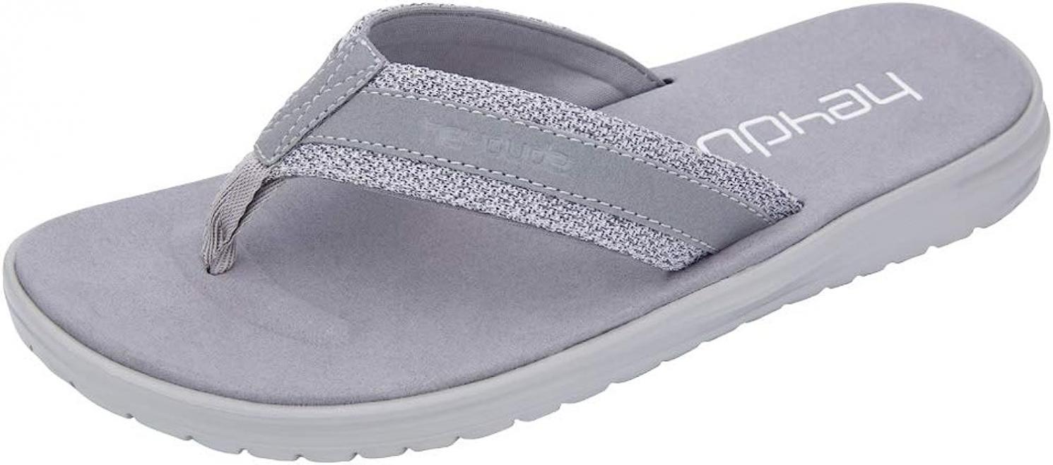 Hey Dude Women's Sami Sox Grey Size L9 | Women’s Footwear | Women's Slip On Sandals | Comfortable & Light-Weight