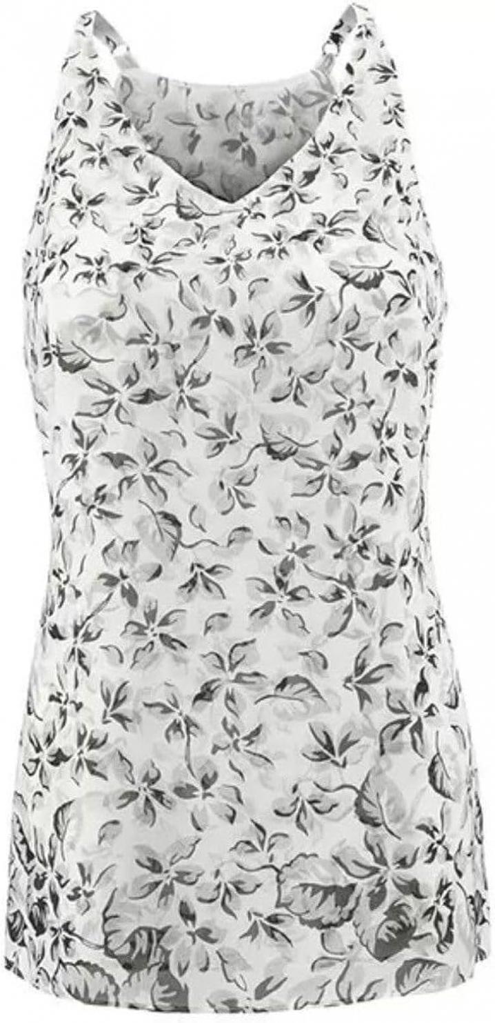 CABI Terrace Cami #5212 Black White Gray Moody floral