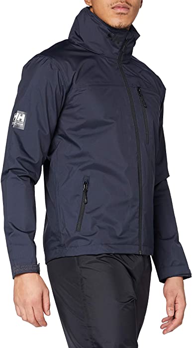 Helly-Hansen Men's Crew Hooded Waterproof Windproof Breathable Rain Coat Jacket