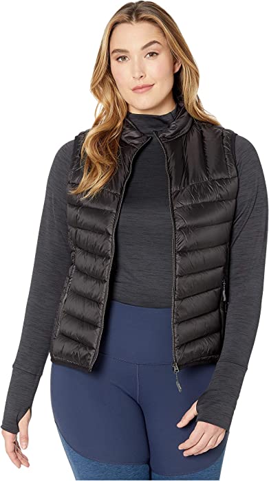TUMI womens Clairmont outerwear vests, Black, Small US