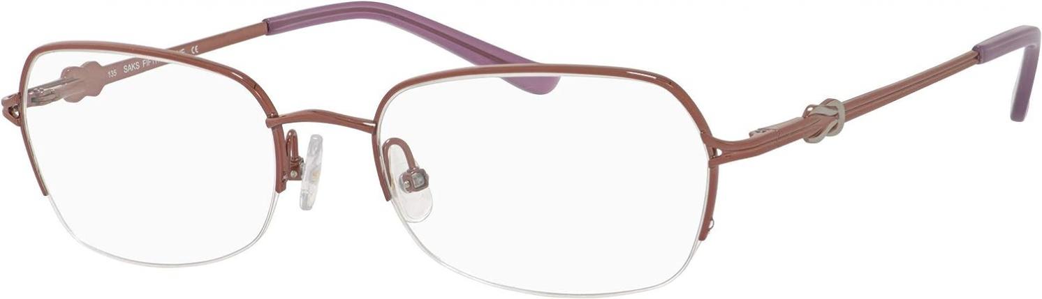 Eyeglasses Saks Fifth Avenue 310 /T 0789 Lilac / 00 Demo Lens