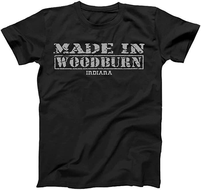 Made in Hometown Indiana, Woodburn Hometown Gift Shirt