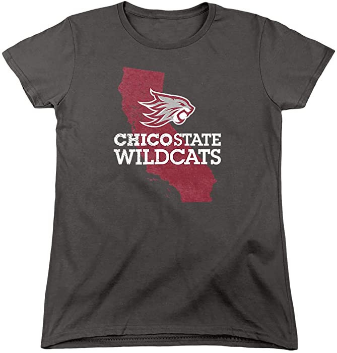 California State University - Chico Official State Shape Women's T Shirt