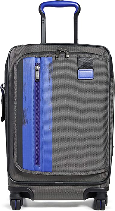 Tumi Men's Merge Expandable Carry On Suitcase, Brushed Blue, One Size