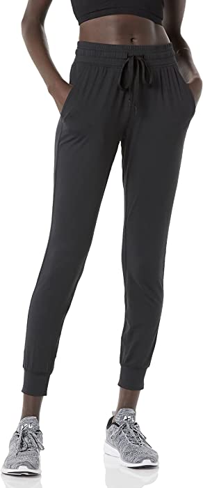 Amazon Essentials Women's Brushed Tech Stretch Jogger Pant
