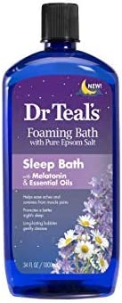 Pure Epsom Salt, Melatonin Sleep Bath with Essential Oil Blend Teal's, 34 fl oz