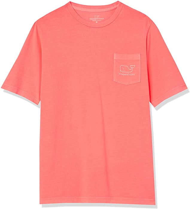 vineyard vines Boys' Short-Sleeve Garment Dyed Vintage Whale Pocket T-Shirt