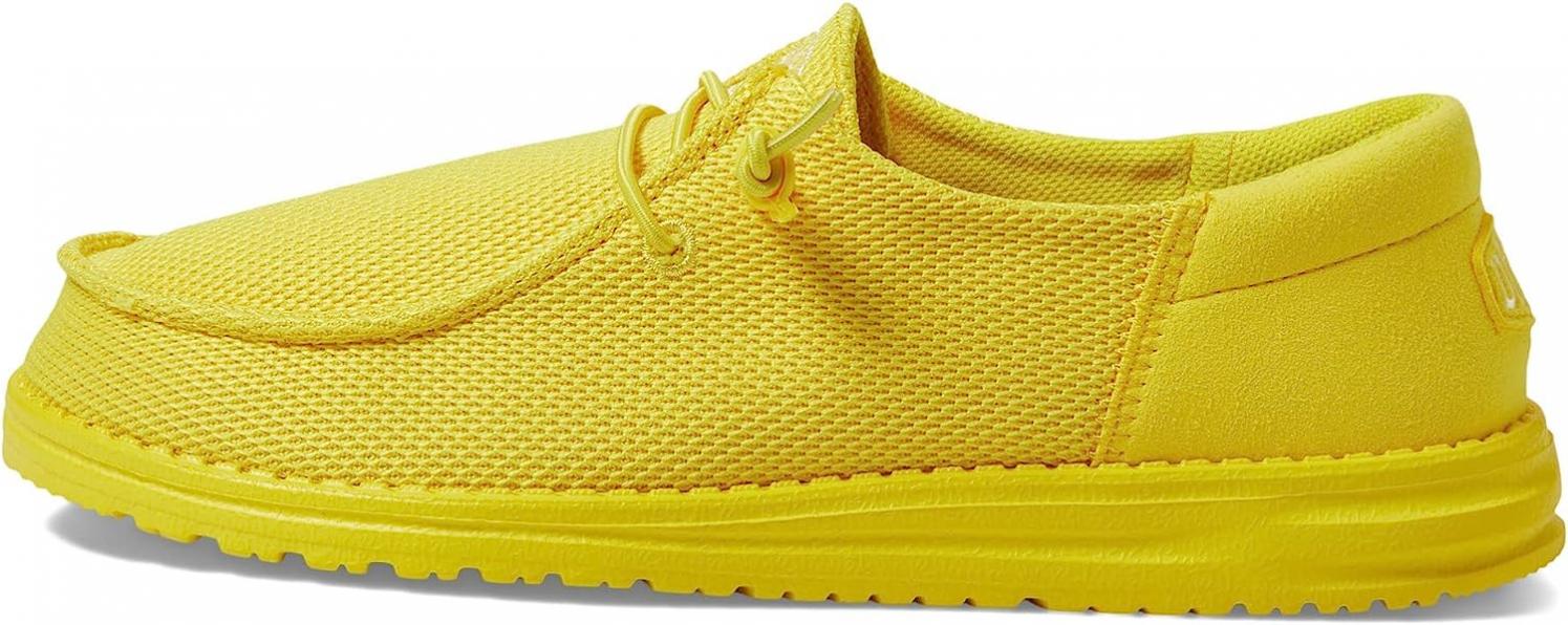 Hey Dude Women's Wendy Funk Mono Empire Yellow Size 8 | Women's Shoes | Women's Slip On Shoes | Comfortable & Light-Weight