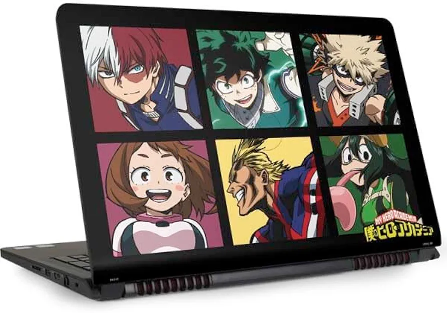 Skinit Decal Laptop Skin Compatible with Inspiron 15 7000 7567 (2017) - Officially Licensed My Hero Academia Group Shot Design