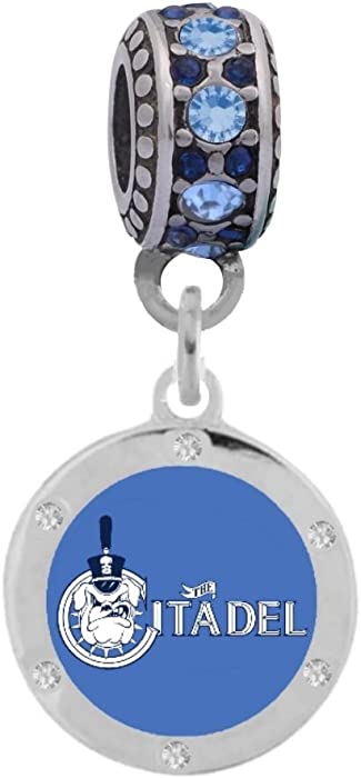 The Citadel Crystal Charm Fits Compatible With Pandora Style Bracelets