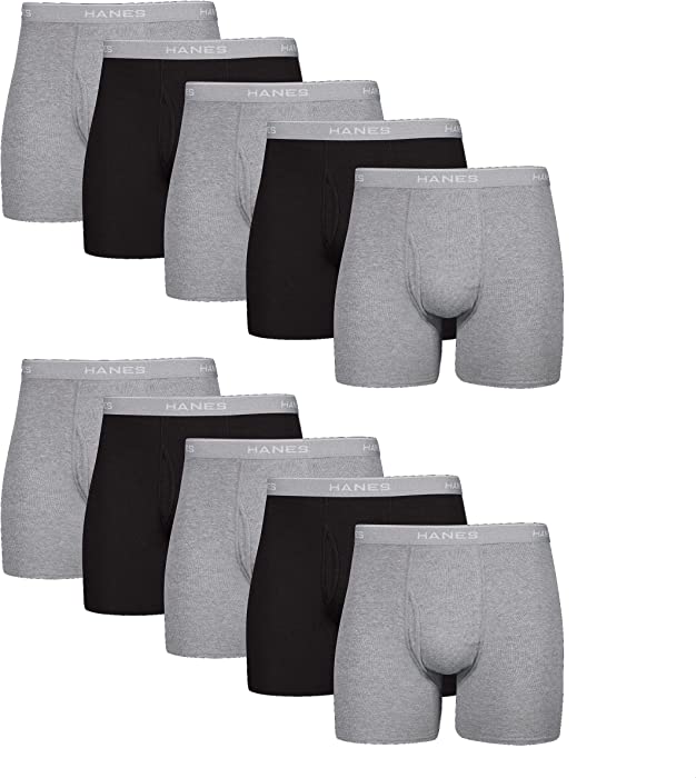 Hanes Men's Boxer Briefs with Comfort Flex Waistband, Multipack