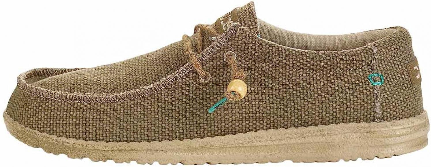 Hey Dude Men's Wally Braided Multiple Colors & Sizes | Men’s Loafers | Men’s Slip On Shoes | Comfortable & Lightweight