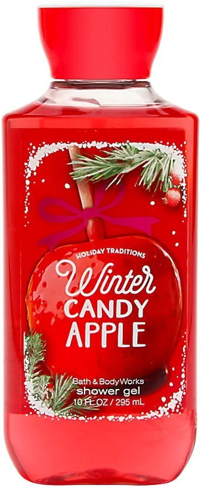 Bath & Body Works Shea & Vitamin E Shower Gel Winter Candy Apple