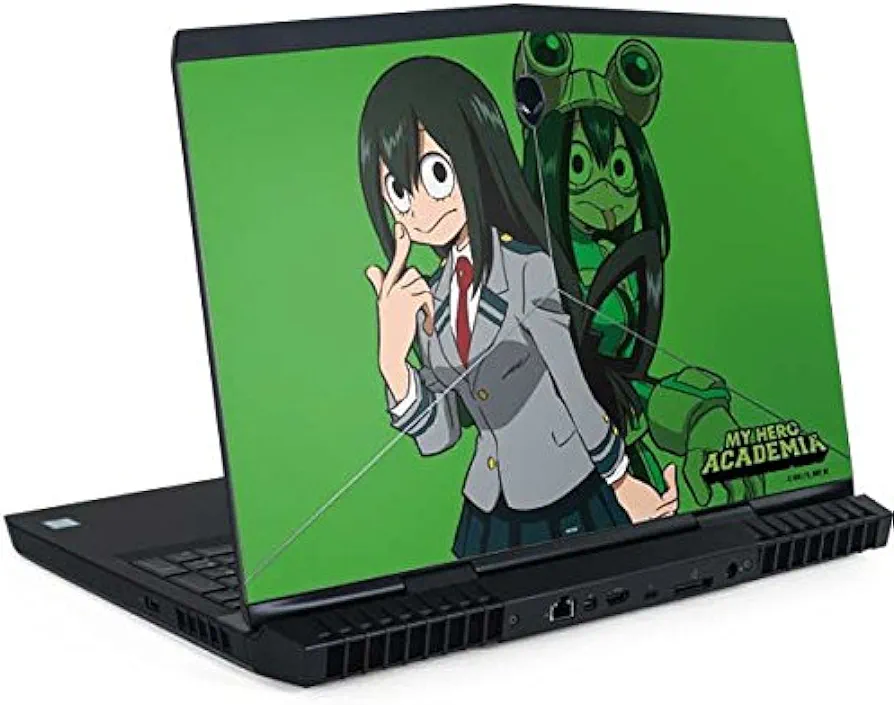 Skinit Decal Laptop Skin Compatible with Alienware m15 R7 Gaming Laptop - Officially Licensed My Hero Academia Tsuyu Frog Girl Design