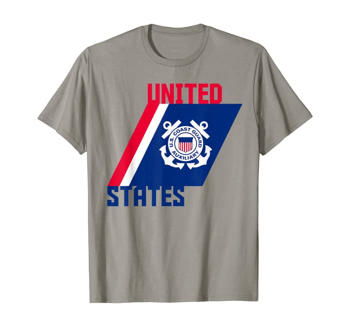 Patriotic Auxiliary Coast Guard Gift Design Military Support T-Shirt