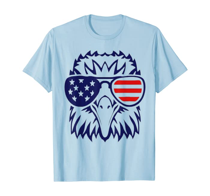 4th july American eagle flag- Independence Day t shirt