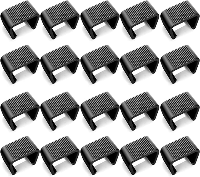 (20 pcs) Outdoor Furniture Clips Patio Sofa Clips,Sectional Sofa Furniture Chair Clips,Rattan Furniture Clamps Wicker Chair Fasteners, Connect The Sectional or Module Outdoor Couch Patio Furniture