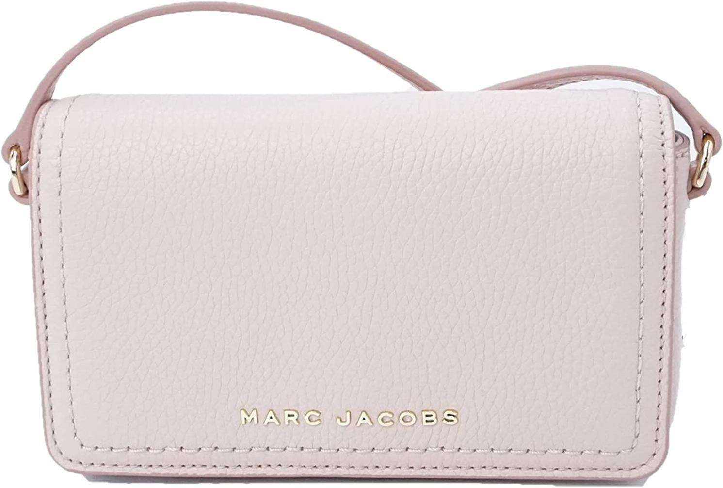 Marc Jacobs H107L0FA21-696 Peach Whip With Gold Hardware Women's Groove Leather Mini Crossbody Bag
