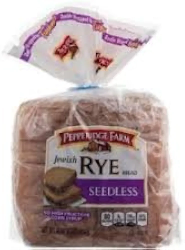 Pepperidge Farm: Jewish Rye Seedless Bread, 16 Oz (Pack of 2)