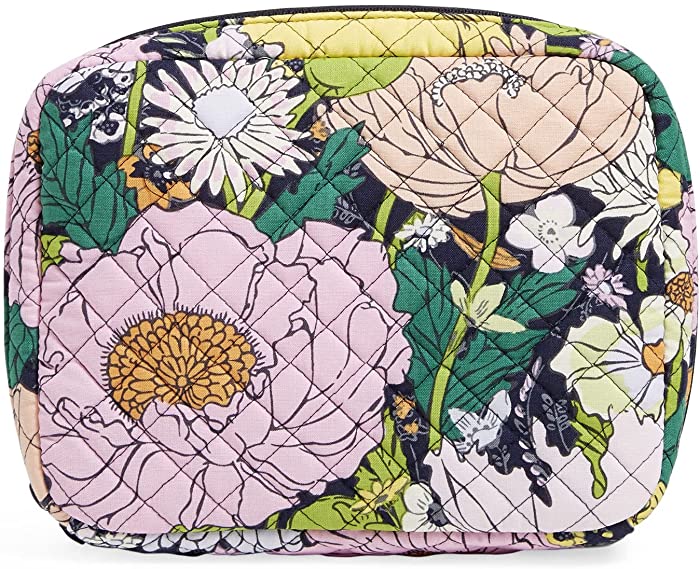 Vera Bradley womens Cotton Cord Organizer Tech Accessory, Bloom Boom - Recycled Cotton, One Size US