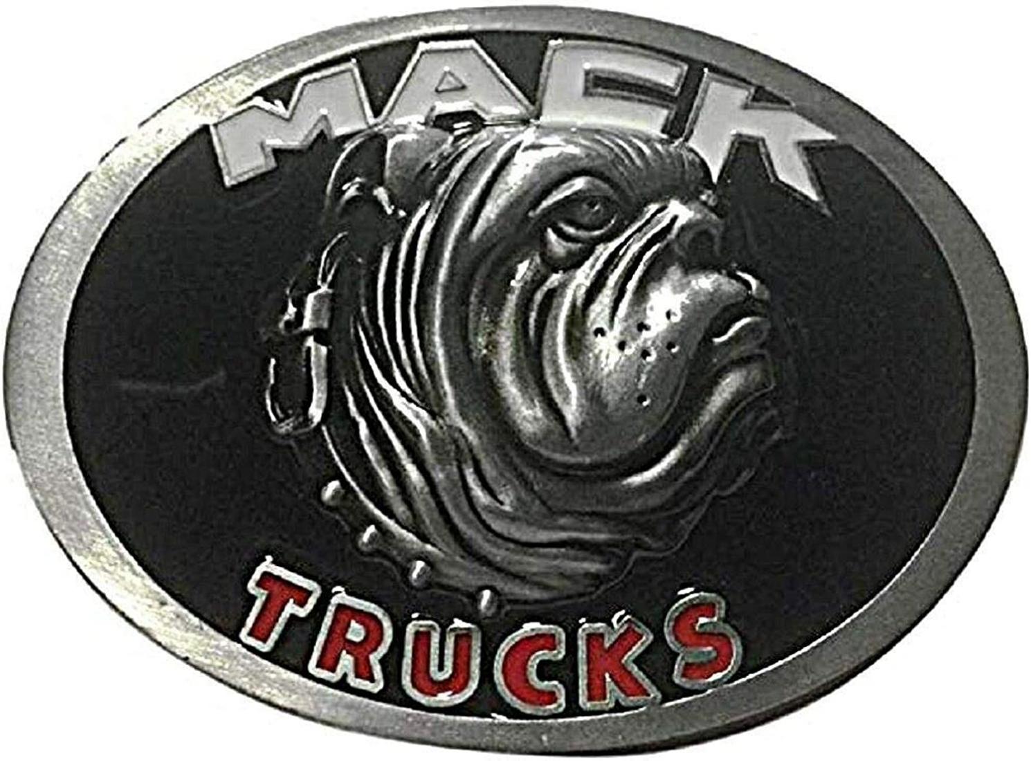 Mack Trucks Metal Enamel Belt Buckle