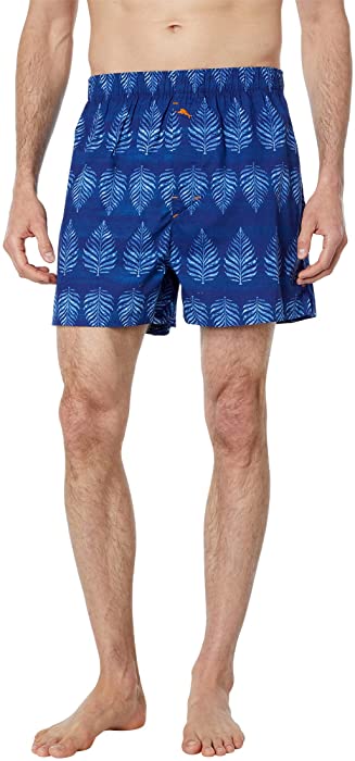 Tommy Bahama Cotton Woven Boxers Island Leaves LG (35-37" Waist)