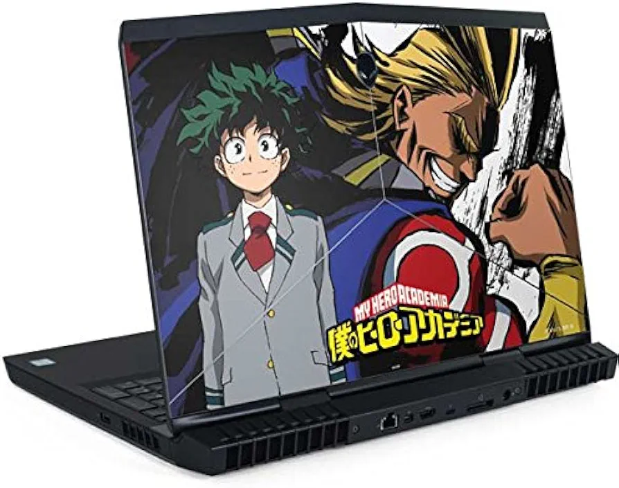 Skinit Decal Laptop Skin Compatible with Alienware M16 R2 Gaming Laptop - Officially Licensed My Hero Academia All Might and Deku Design