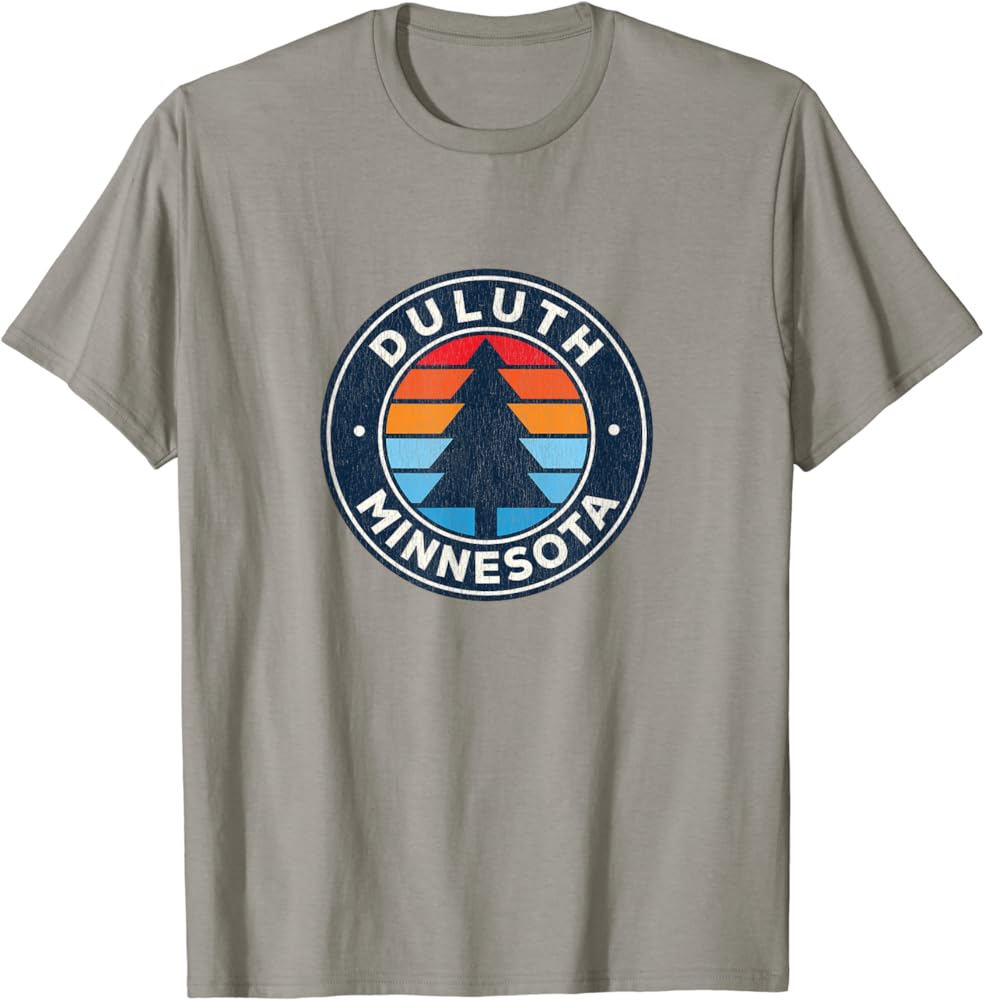 Duluth Minnesota MN Vintage Graphic Retro 70s T-Shirt