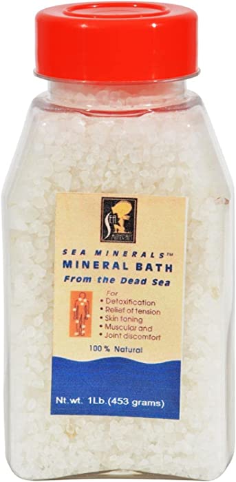 Sea Minerals Dead Sea Mineral Bath Salt, 1 Lb