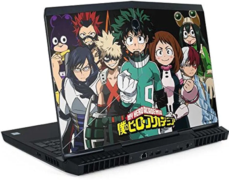 Skinit Decal Laptop Skin Compatible with Alienware M16 R2 Gaming Laptop - Officially Licensed My Hero Academia Character Group Design