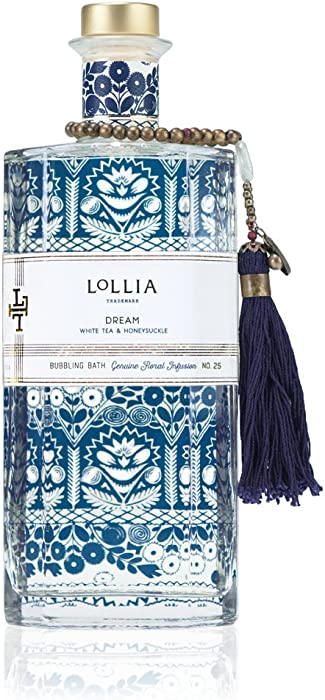 Lollia Dream Bubble Bath | Relax Body, Mind & Soul with A Fragrant Escape | Gentle & Moisturizing | Hydrating Ingredients | 24 fl oz / 709.7 ml