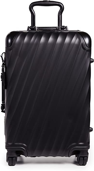 Tumi Men's 19 Degree Aluminum International Carry On Suitcase, Matte Black, One Size