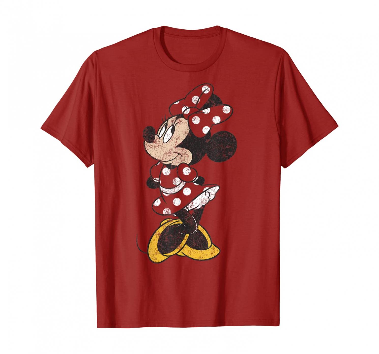 Disney Mickey And Friends Minnie Mouse Simple T-Shirt