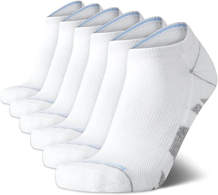 Van Heusen Men’s Socks – Athletic Cushion Low Cut Ankle Socks (6 Pack)