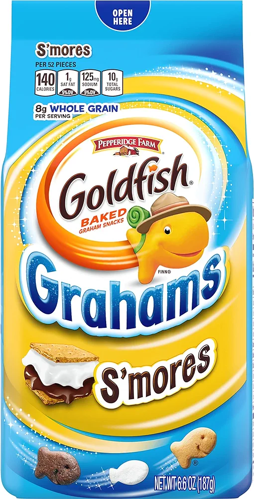 Pepperidge Farm Goldfish Grahams S'mores Crackers, 6.6 oz. Bag