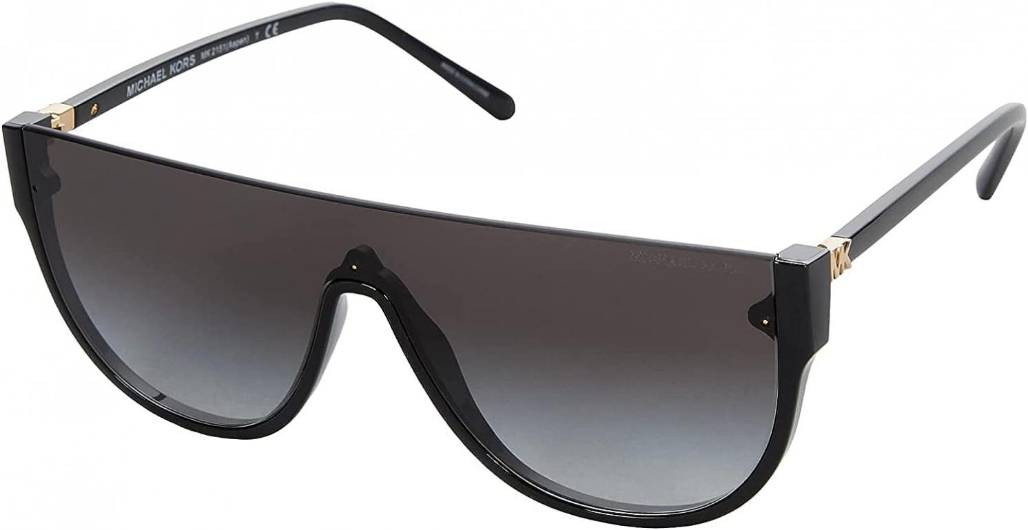Michael Kors Woman Sunglasses Bio Black Frame, Grey Gradient Lenses, 0MM